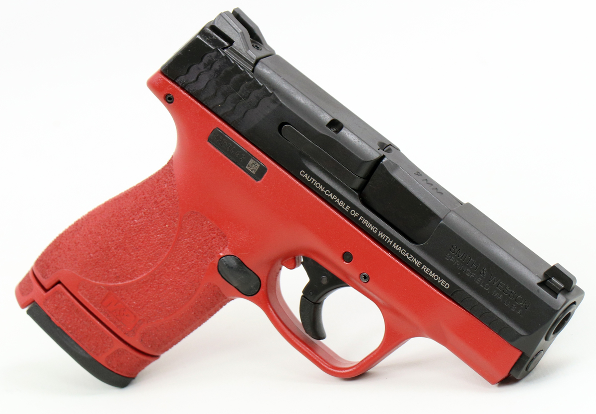 Smith Wesson M P Shield Red Blaze Edition 40 S W Pistol