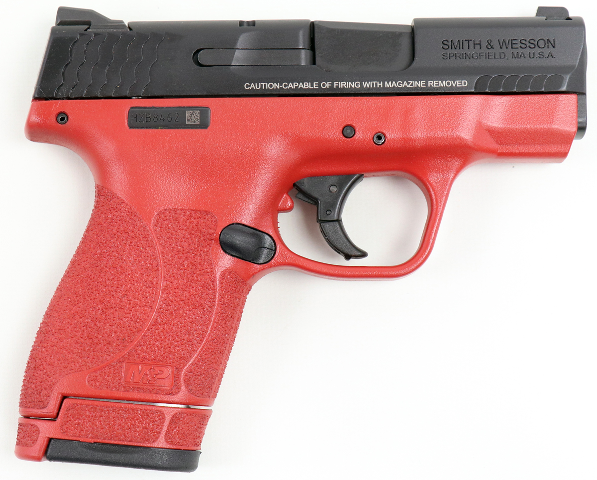 Smith Wesson M P Shield Red Blaze Edition 40 S W Pistol